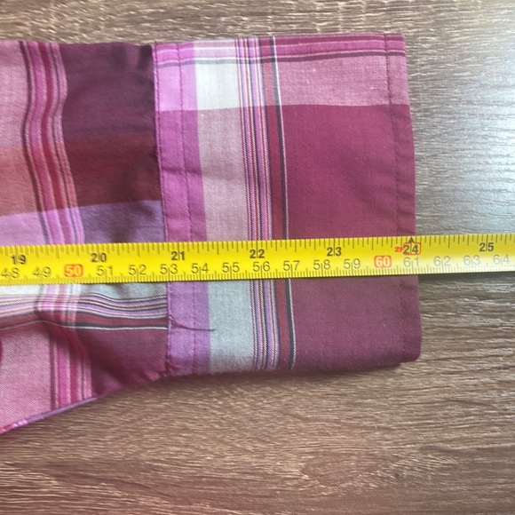 Men's Plaid Western American Hero XL Pearl Snap Shirt - Red - Picture 5 of 8